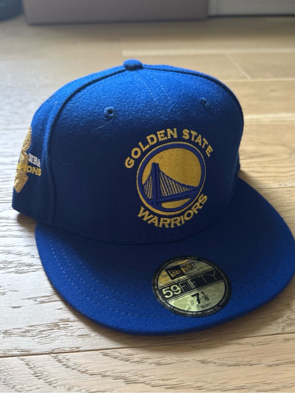 New Era Golden State Warriors 2015 NBA Finals Champions 9FIFTY Fitted Cap 7 1/8